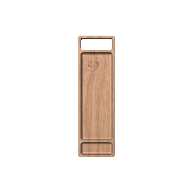 Platou pentru aperitiv și brânzeturi din lemn masiv de stejar - 50 x 15 cm