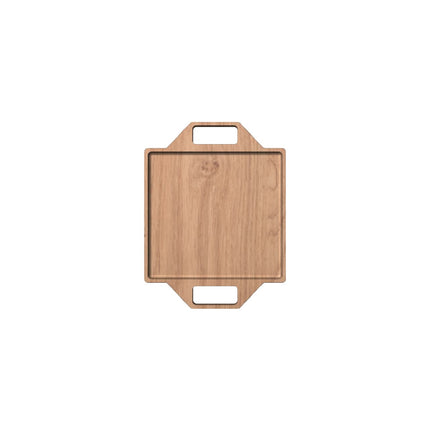 Platou pentru aperitiv și brânzeturi din lemn masiv de stejar - 50 x 38 cm