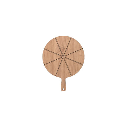 Platou pentru aperitiv și brânzeturi din lemn masiv de stejar - 50 x 38 cm