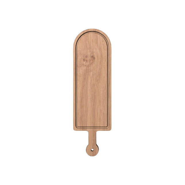 Tocător de bucătărie din lemn masiv de stejar - 50 x 15 cm