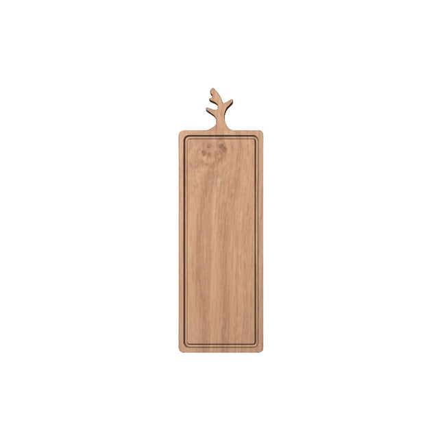 Tocător de bucătărie din lemn masiv de stejar - 50 x 16 cm