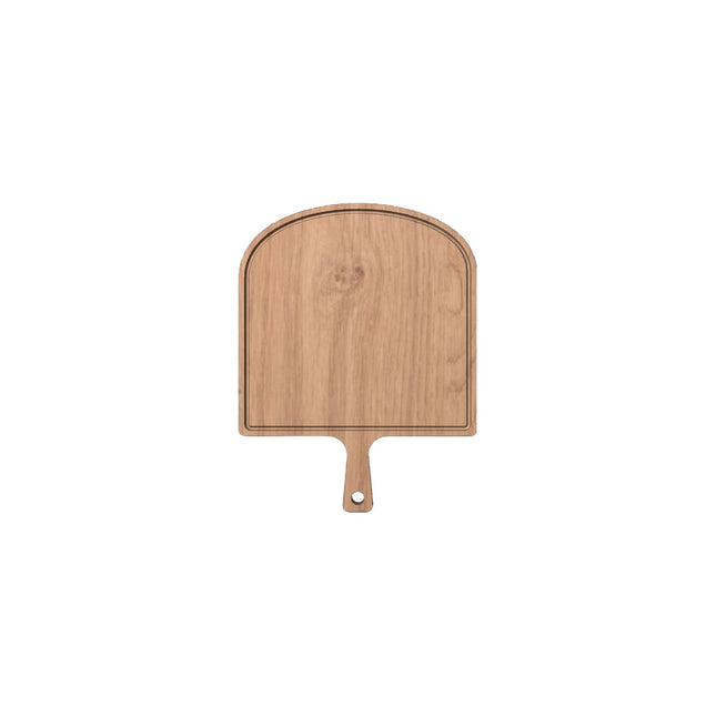 Tocător de bucătărie din lemn masiv de stejar - 50 x 38 cm